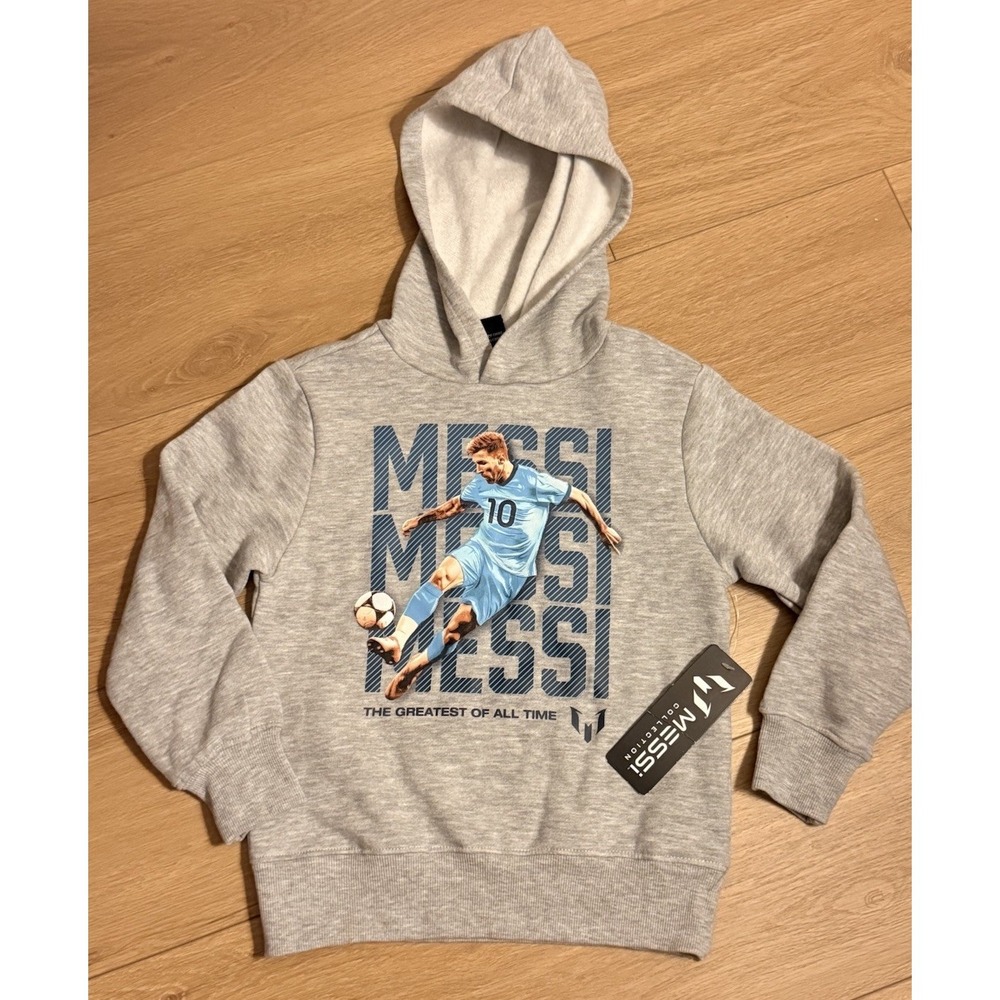 Lionel Messi Hoodie‎ Greatest Of All Time GOAT Youth 5 Size XS